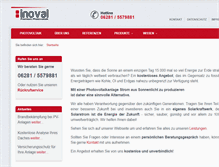 Tablet Screenshot of inoval.de